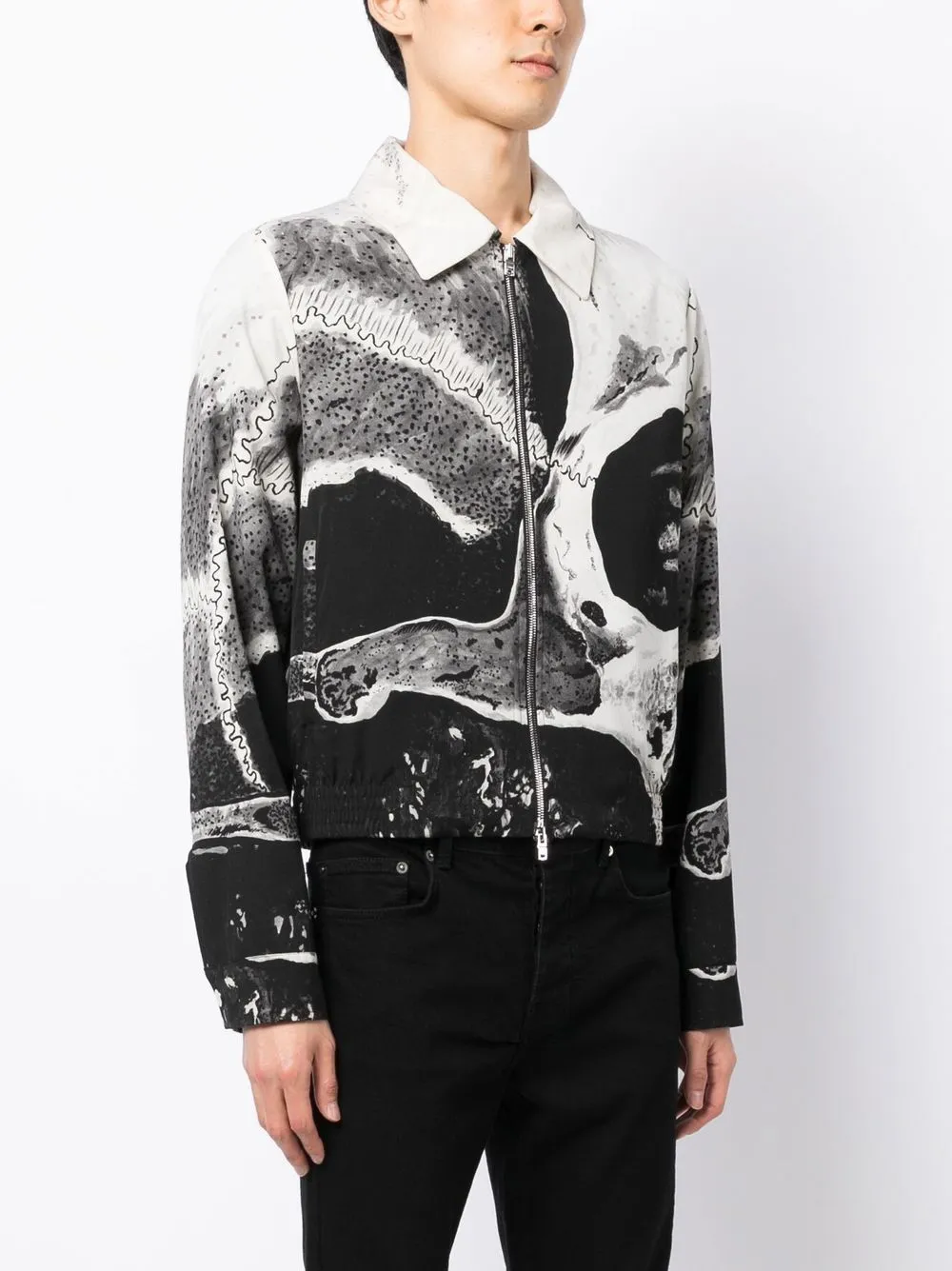 AMIRI abstract-print light jacket