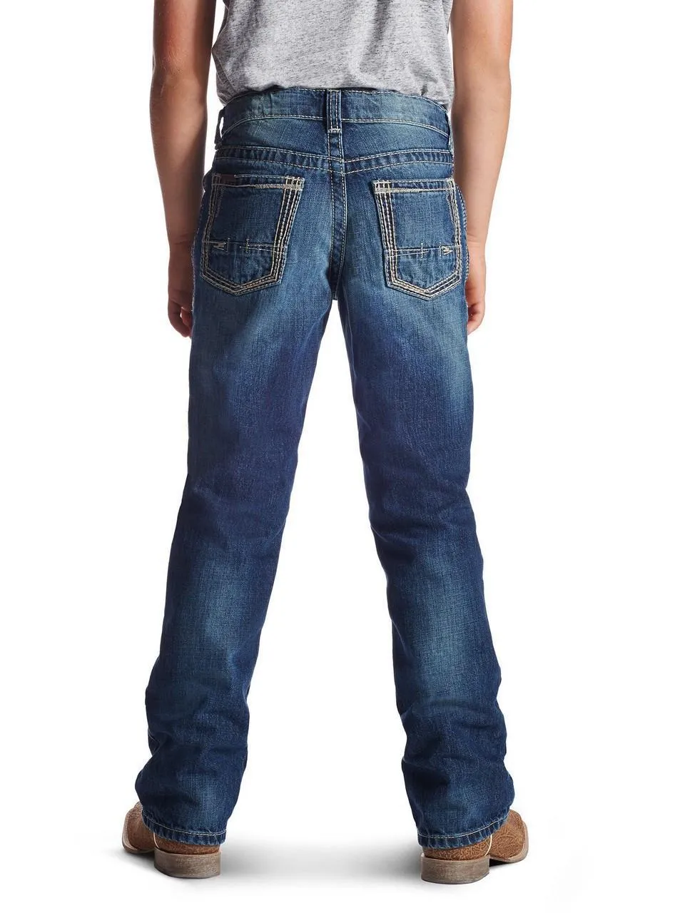Ariat Boys' B5 Boundary Cyclone Straight Leg Jeans SLIM FIT