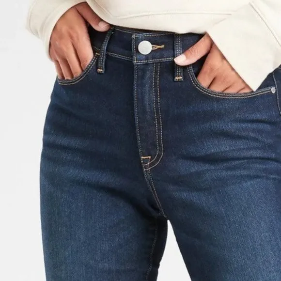 Athleta Sculptek Ultra Skinny Midnight Jean size 0