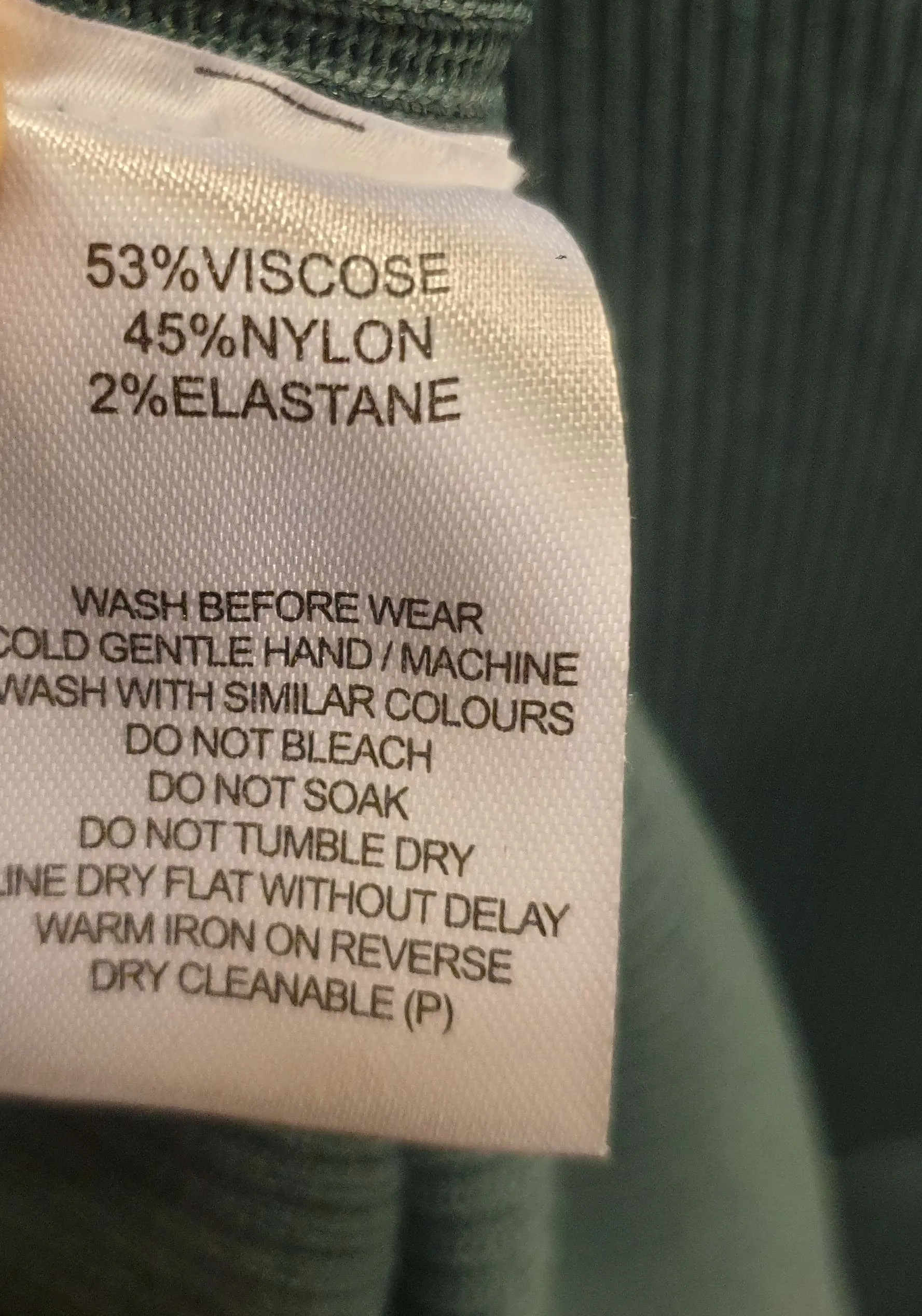 Atmos & Here dark green knit sleeveless dress size 14