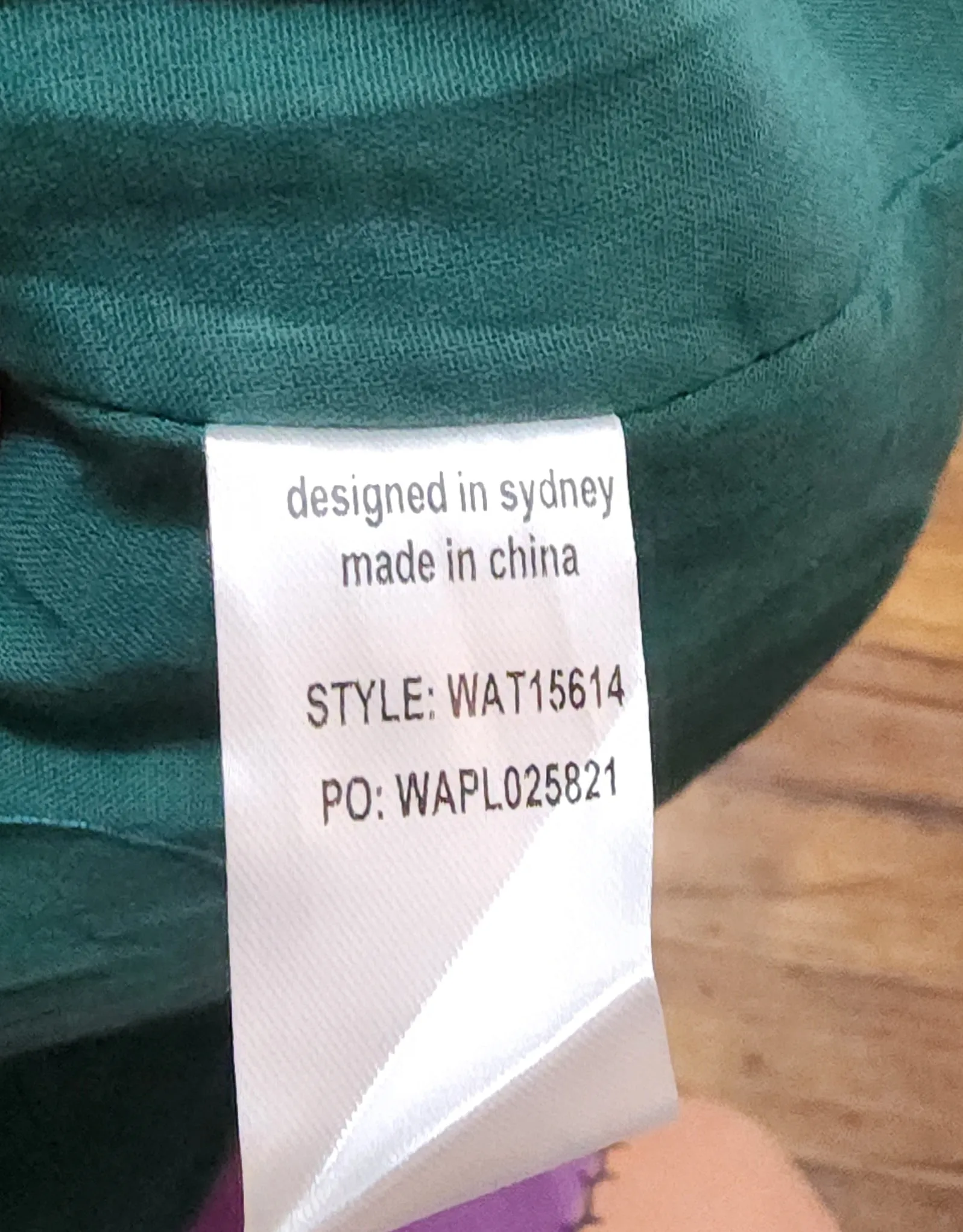 Atmos&Here green cotton dress size 12