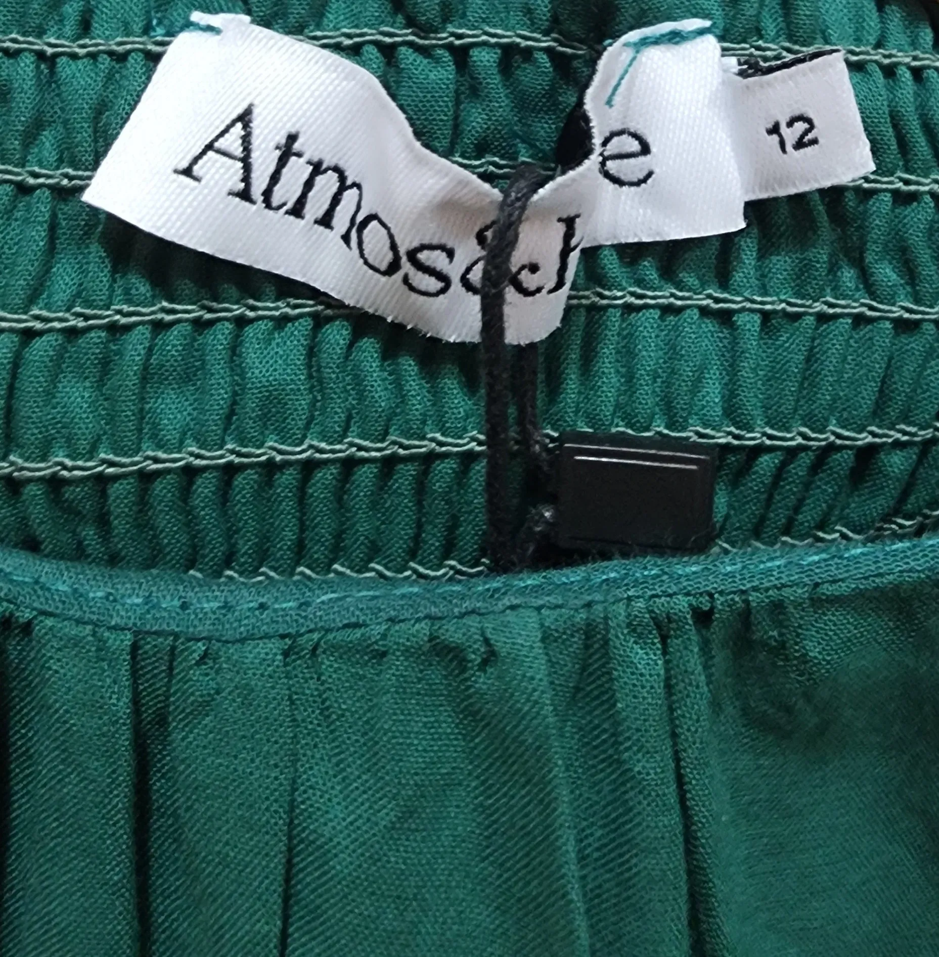 Atmos&Here green cotton dress size 12