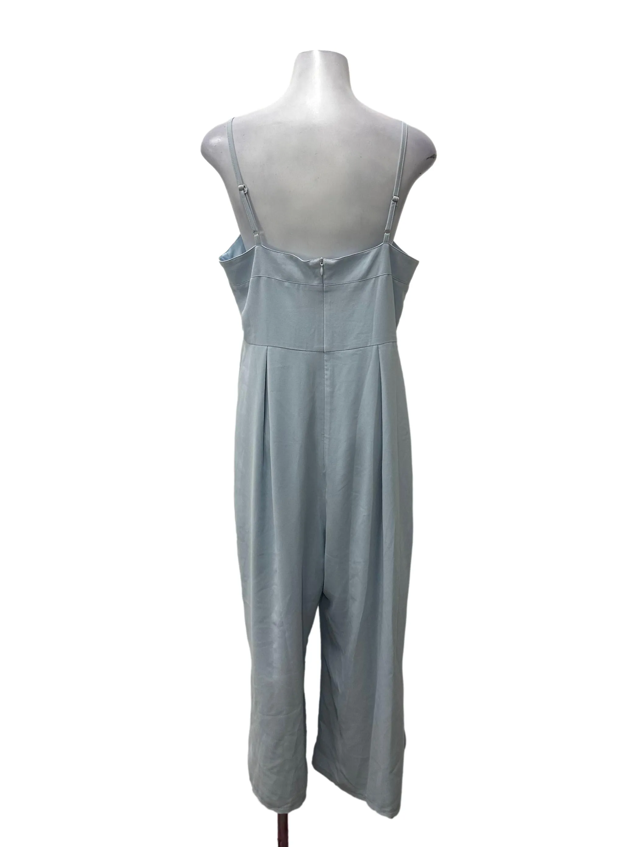 Baby Blue Sleeveless Jumpsuit