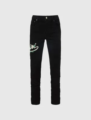 BAROQUE LOGO VARSITY JEAN