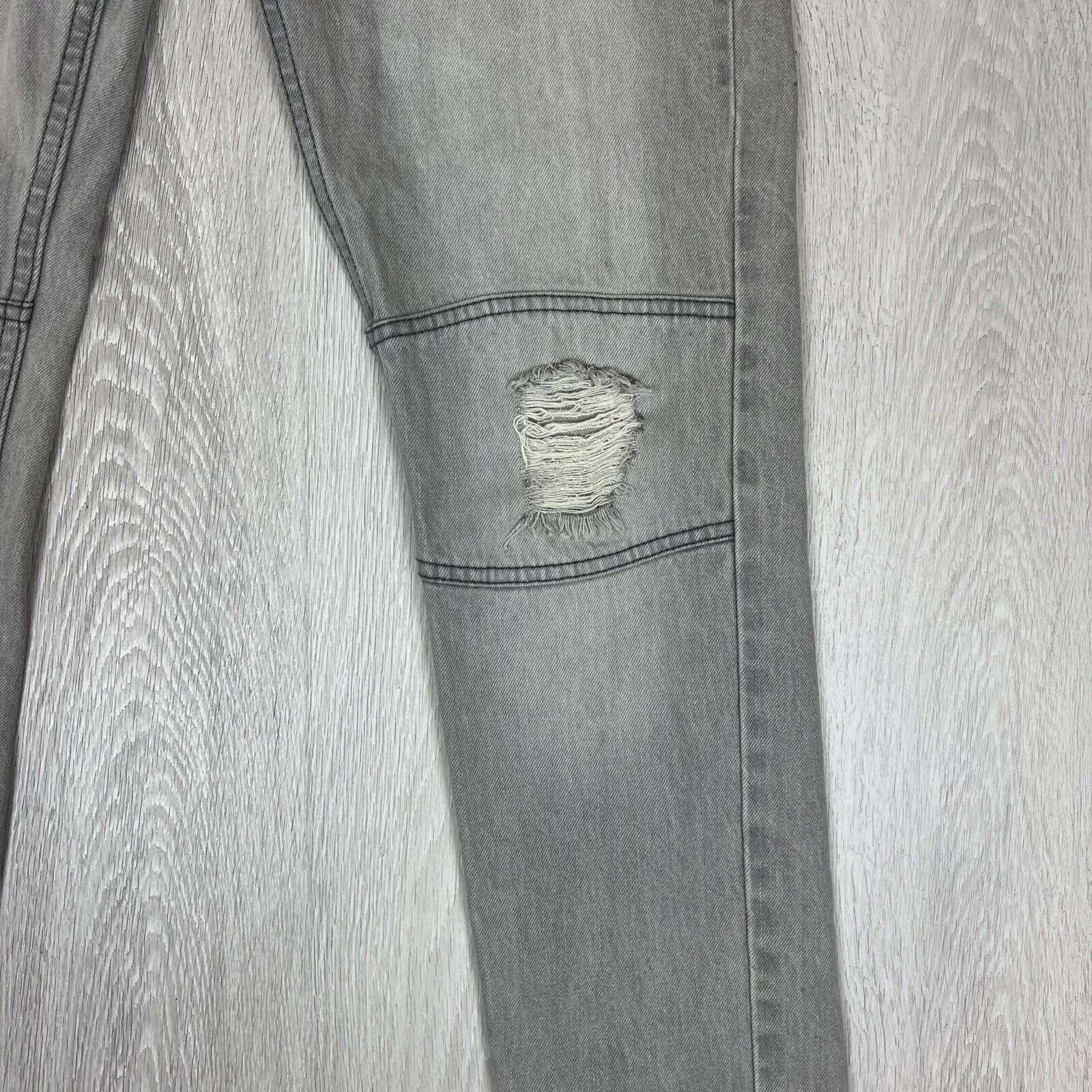 Bellfield Mens Grey Skinny Jeans Size 30