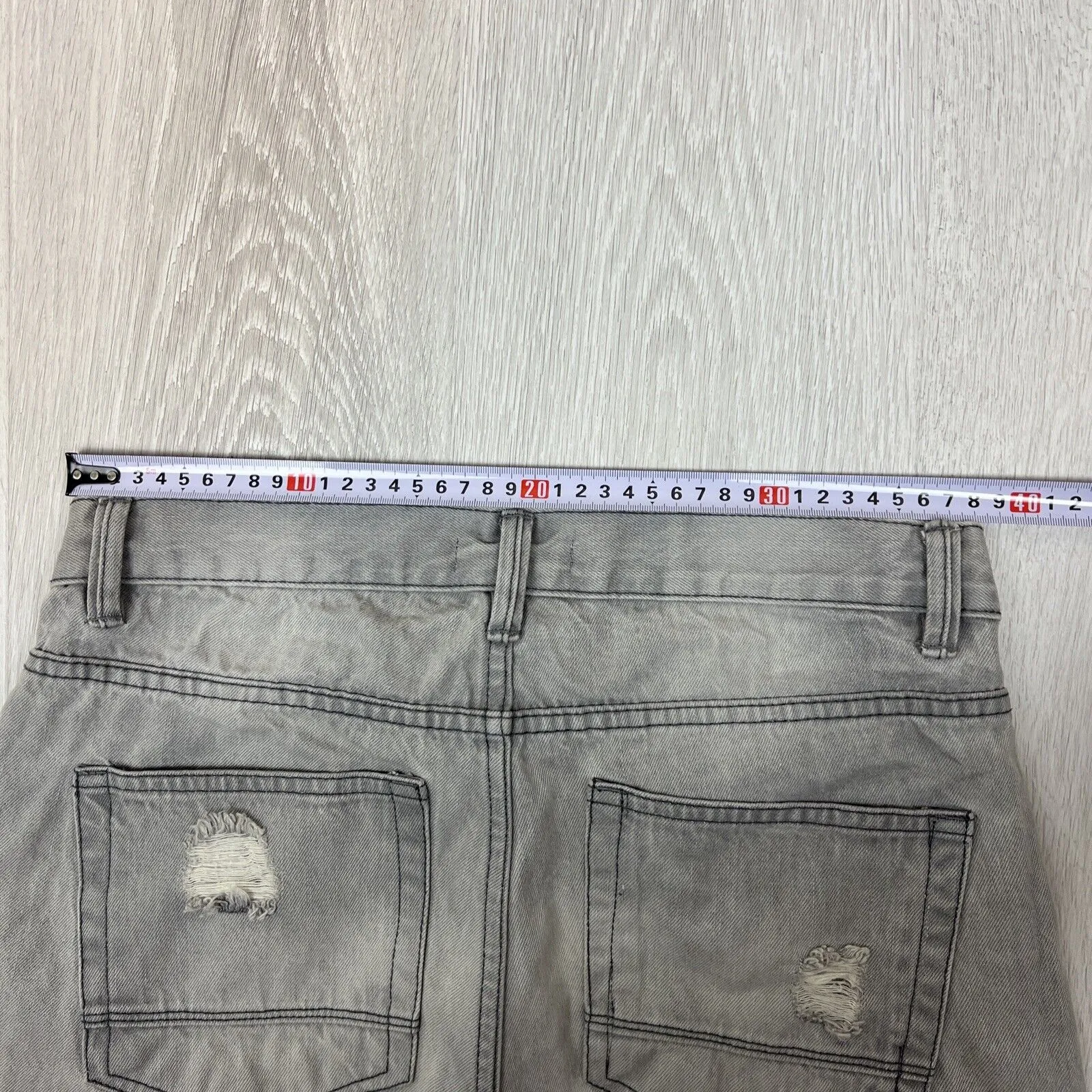 Bellfield Mens Grey Skinny Jeans Size 30