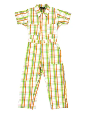 Big Bud Press Rainbow Plaid Jumpsuit