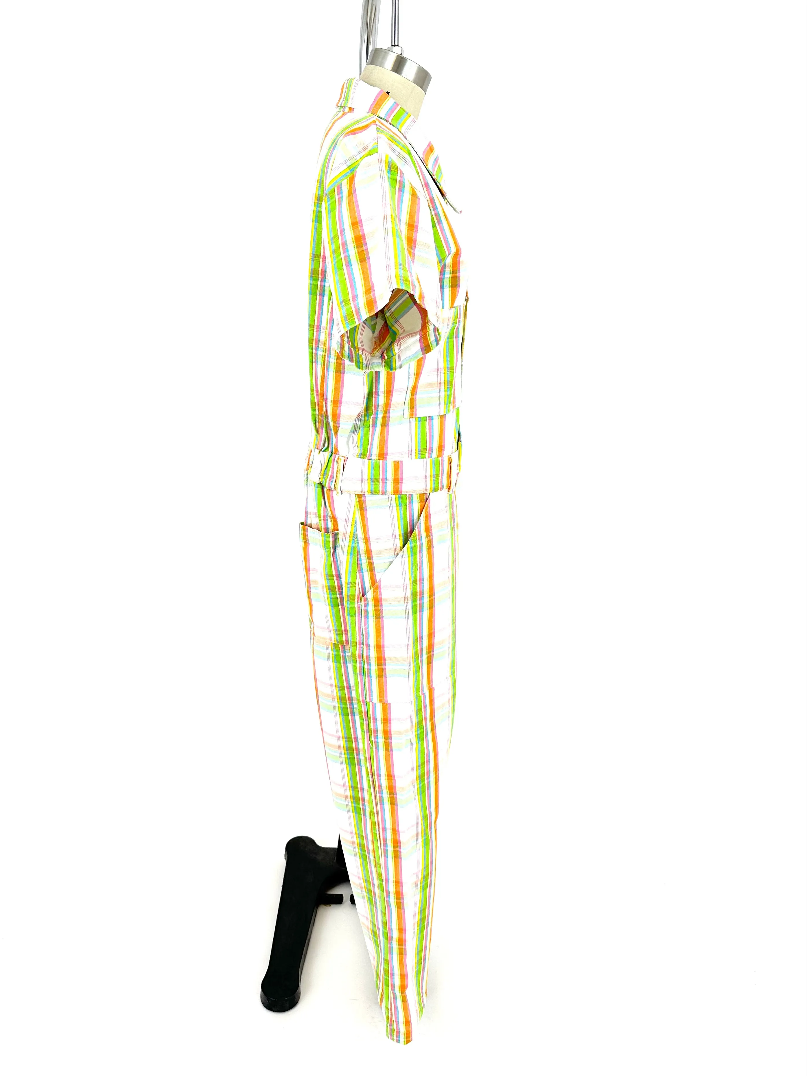 Big Bud Press Rainbow Plaid Jumpsuit