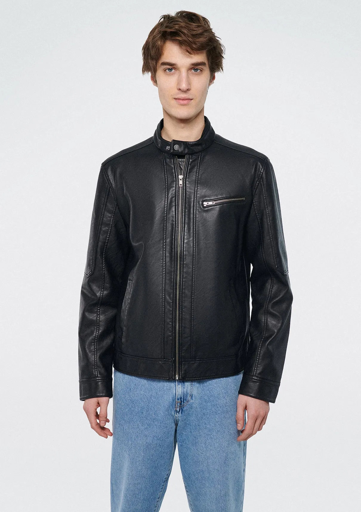 Black Biker Jacket