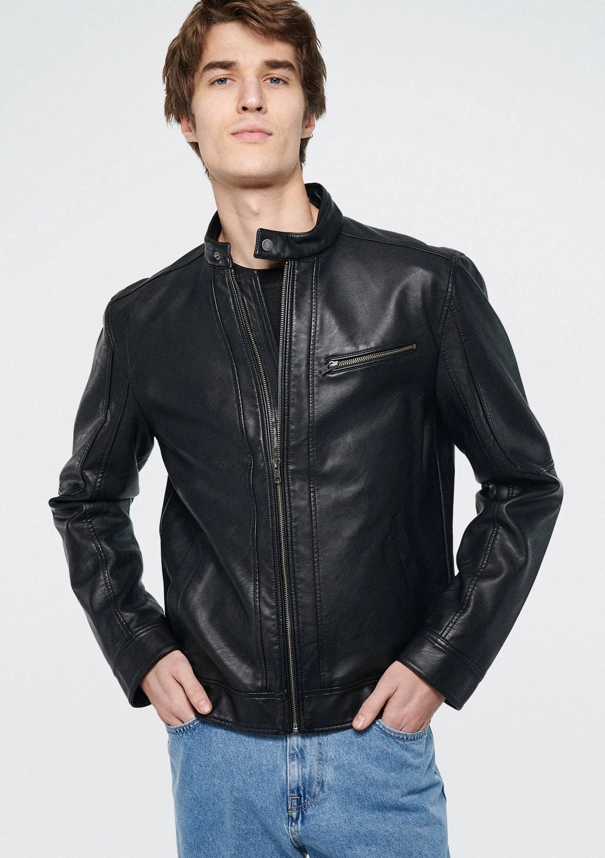 Black Biker Jacket