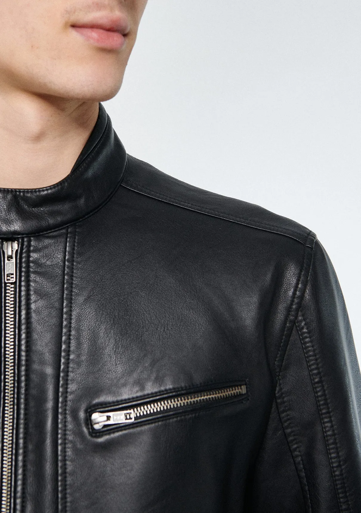 Black Biker Jacket