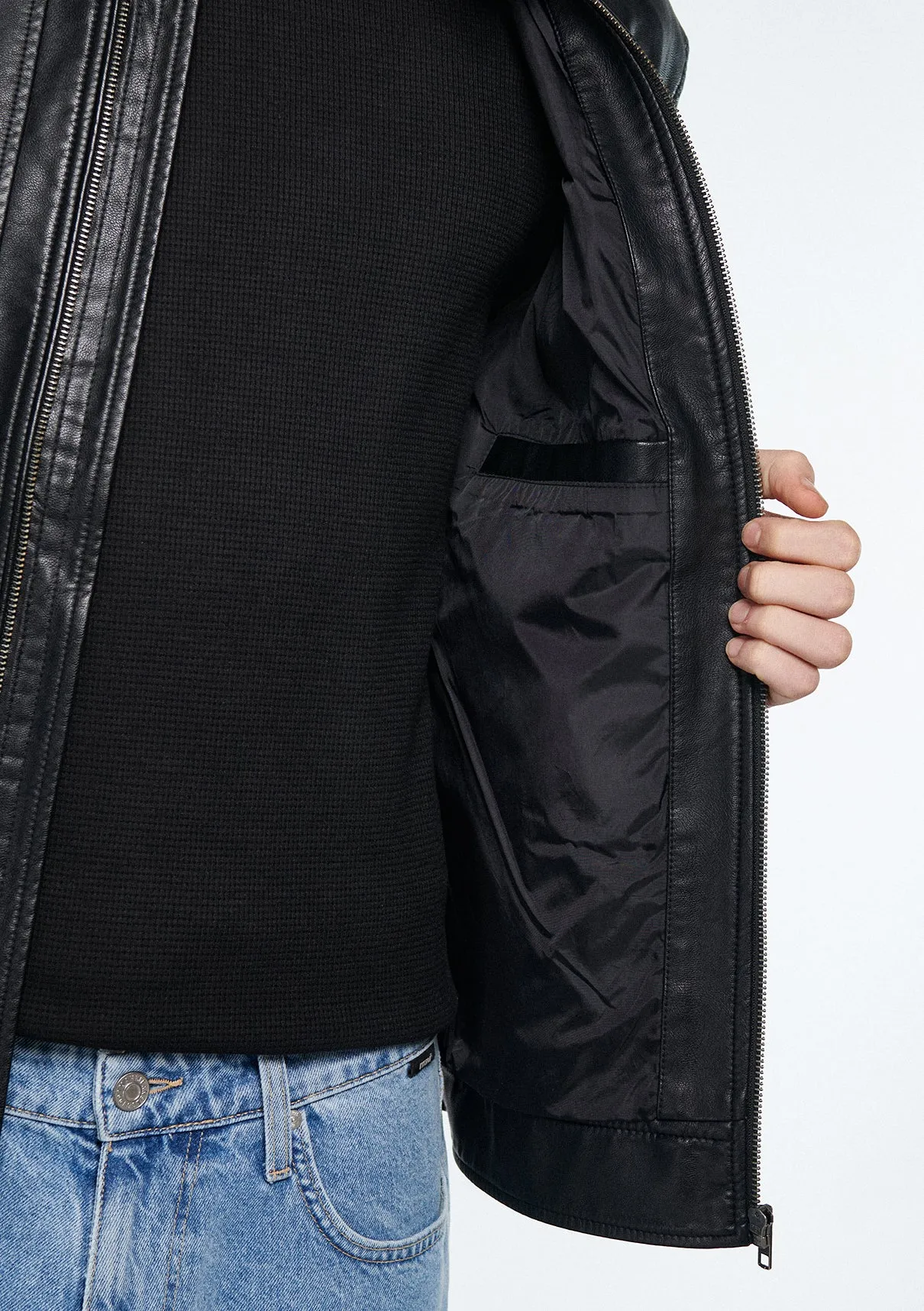 Black Biker Jacket