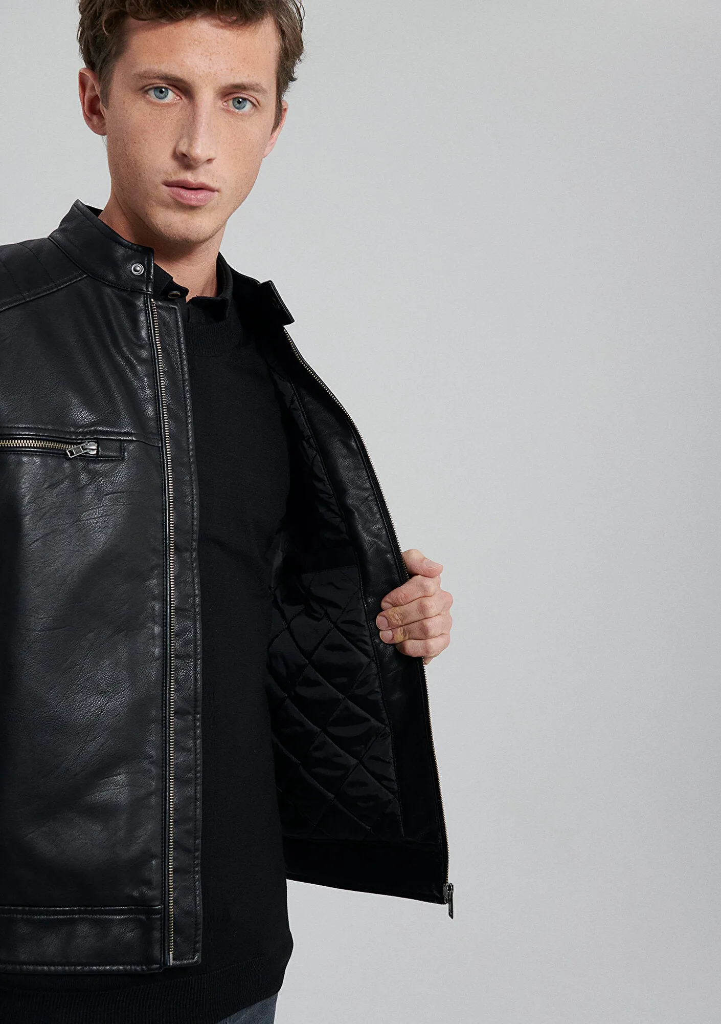 Black Biker Jacket