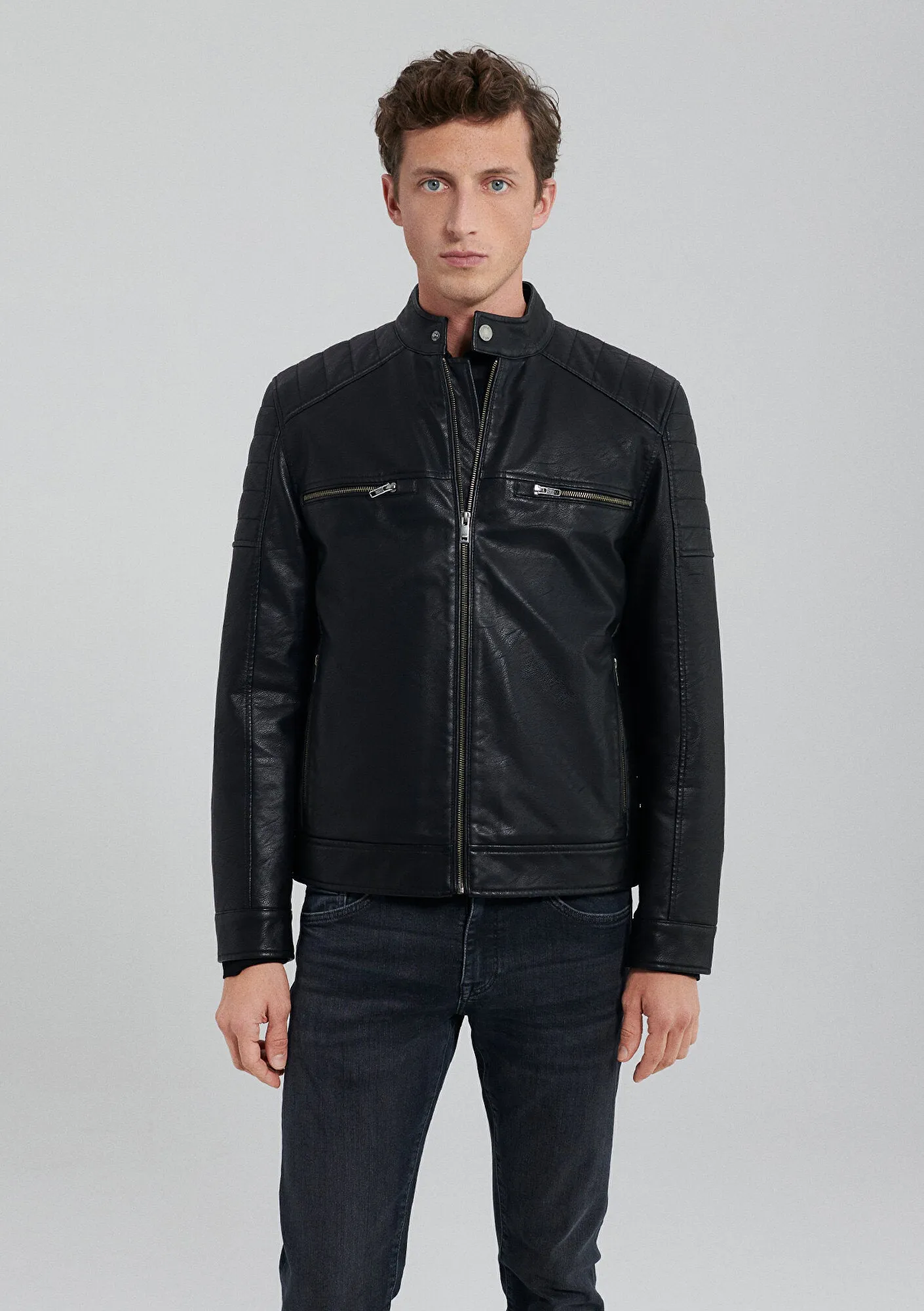 Black Biker Jacket