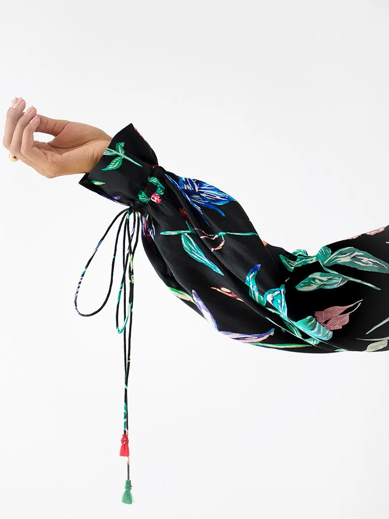 Black Botanica Jumpsuit