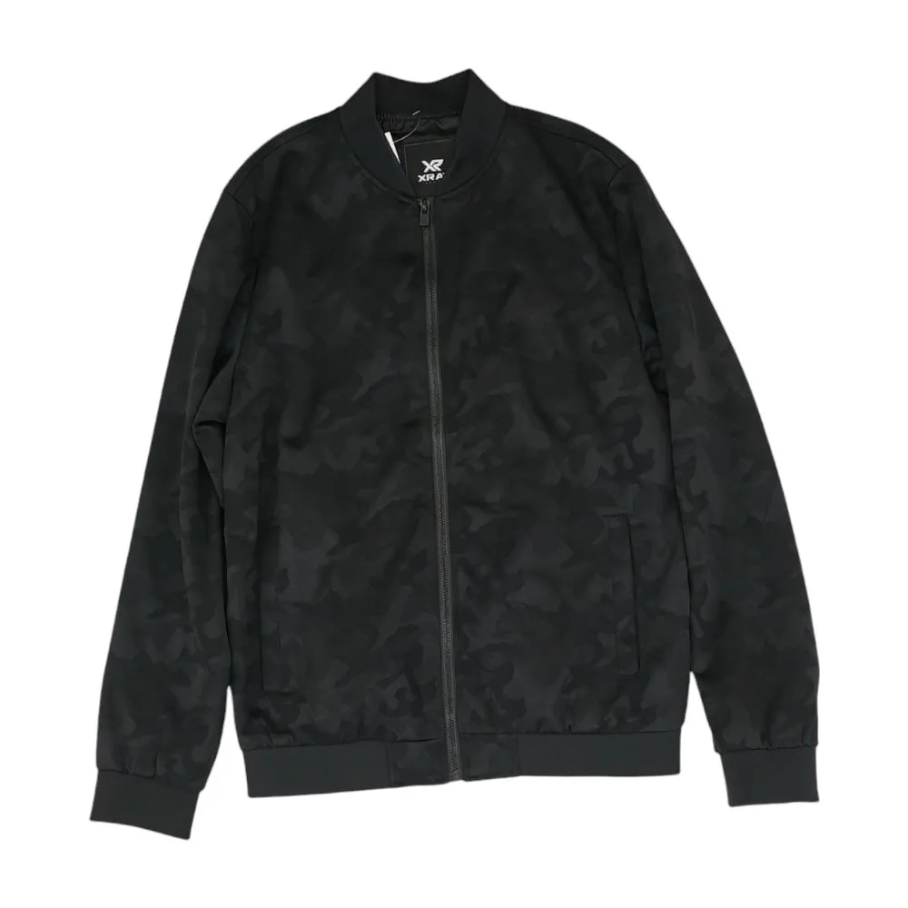 Black Camo Bomber Jacket