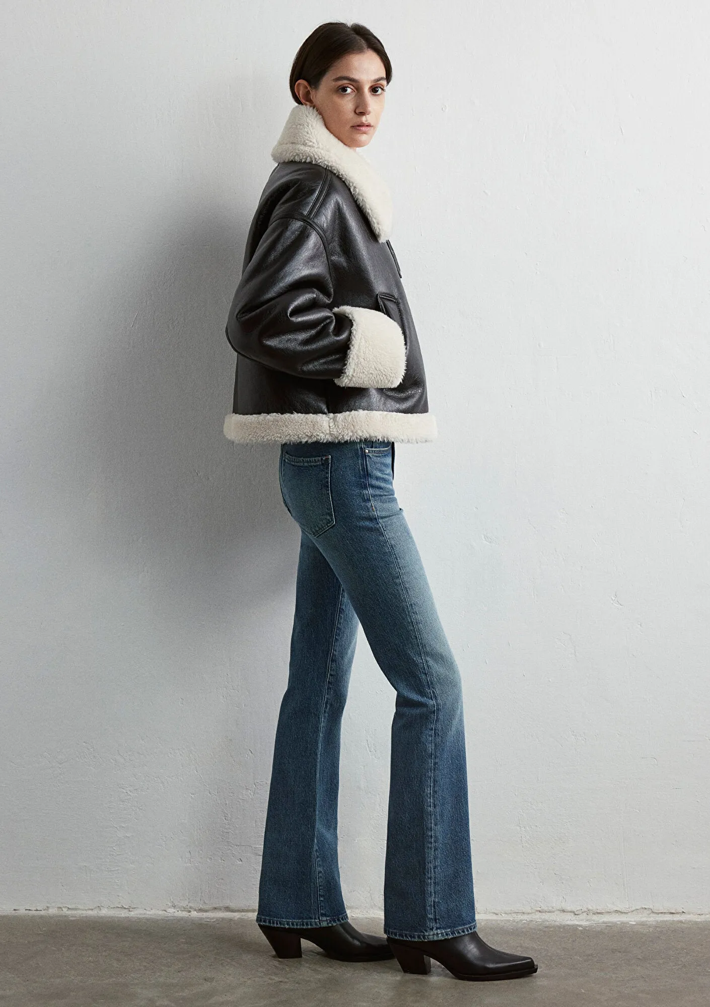 Black Faux Leather Jacket