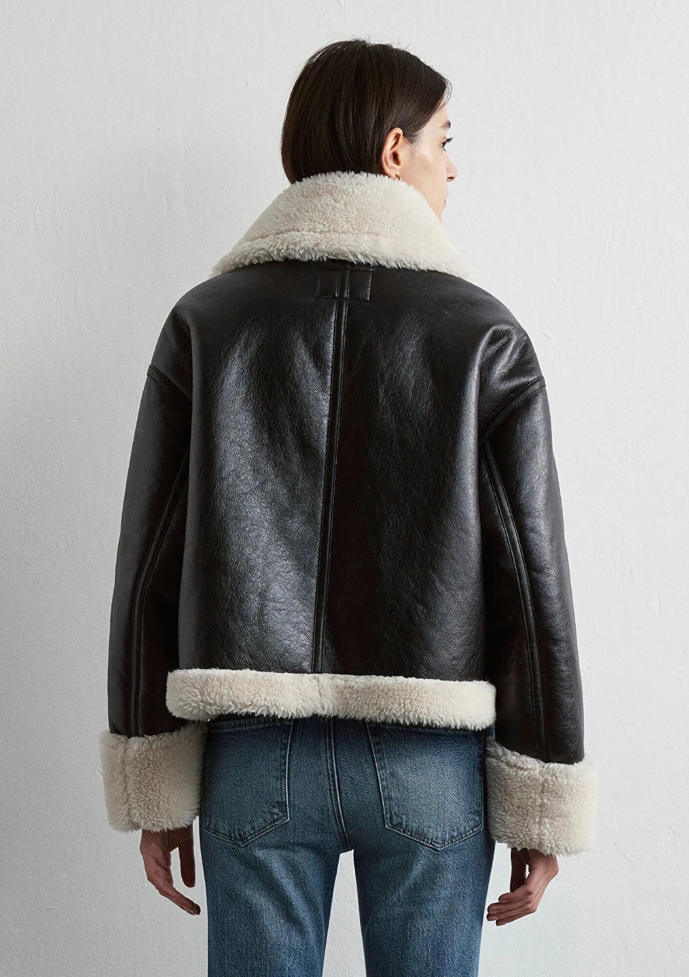 Black Faux Leather Jacket