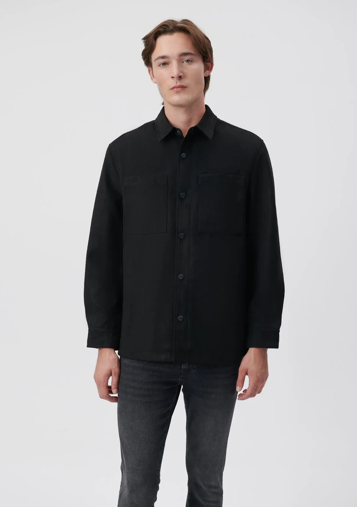 Black Faux Suede Jacket