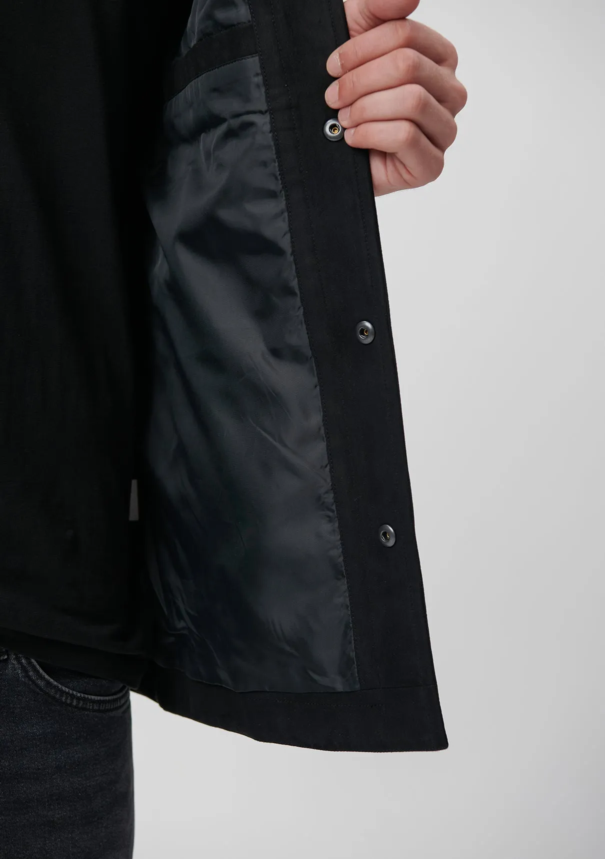 Black Faux Suede Jacket