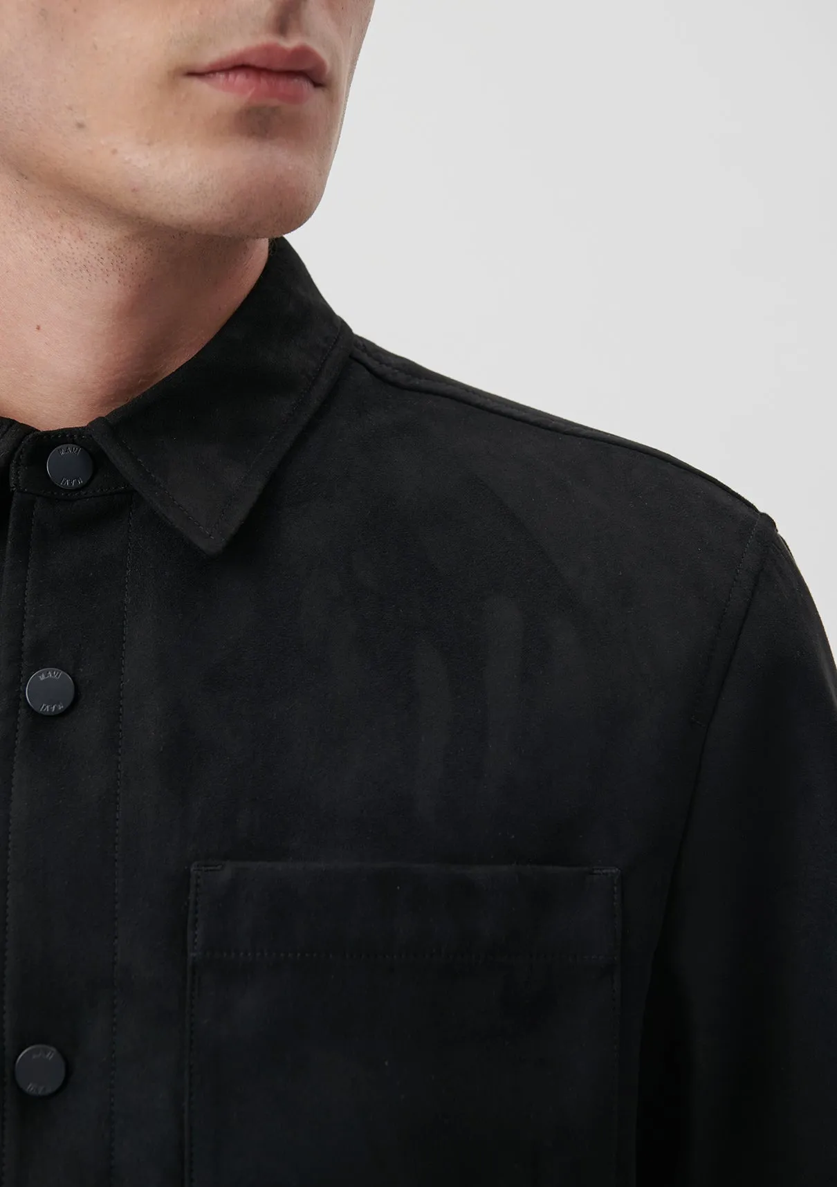 Black Faux Suede Jacket