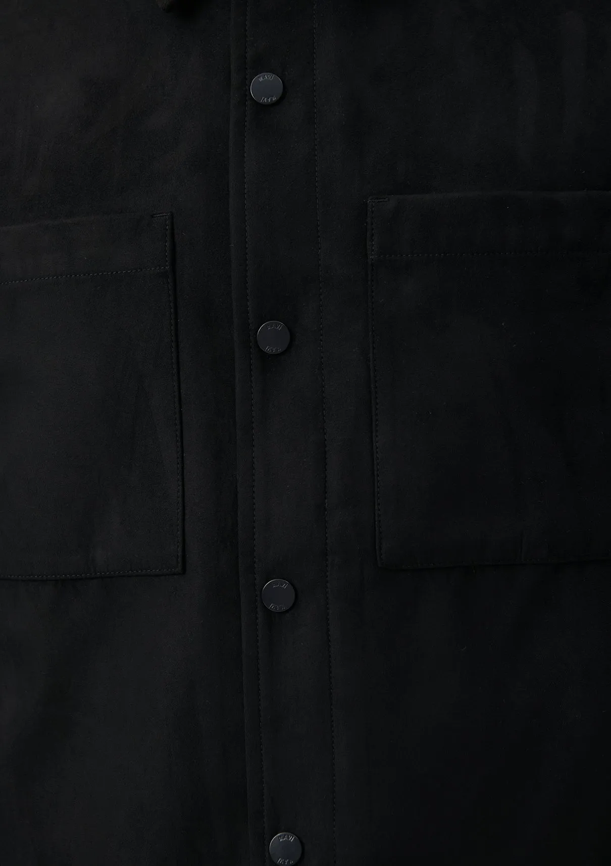 Black Faux Suede Jacket