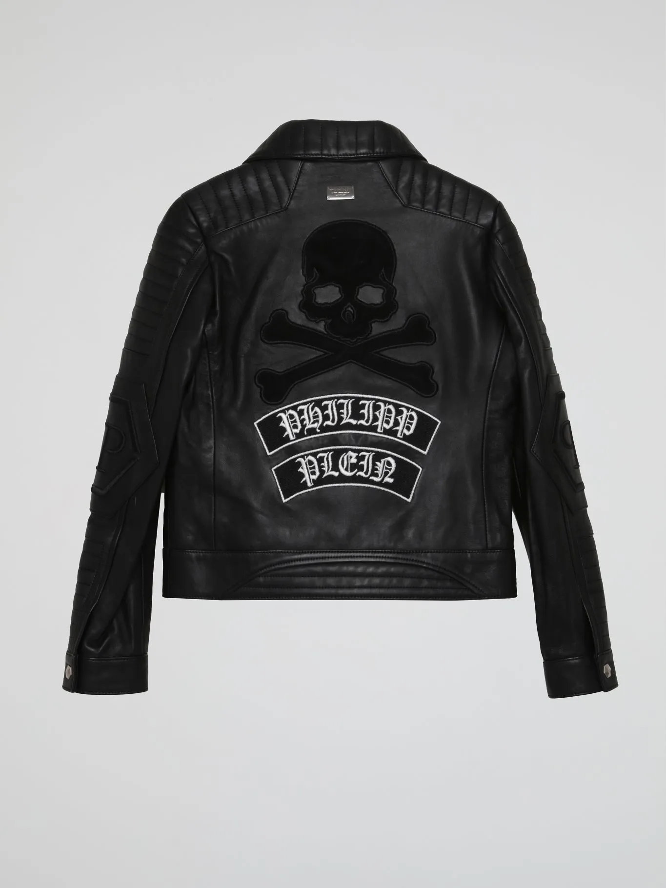 Black Leather Biker Jacket (Kids)