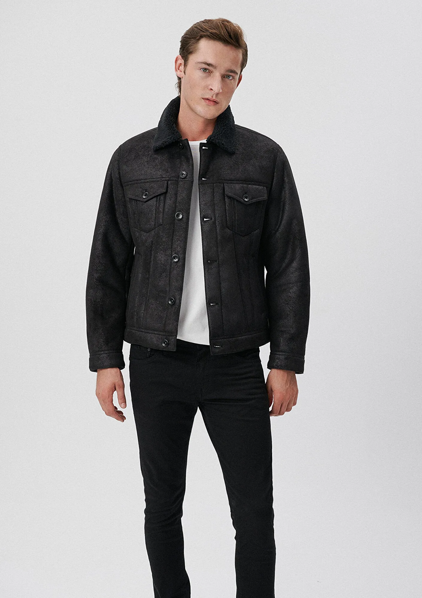 Black Sherpa Jacket