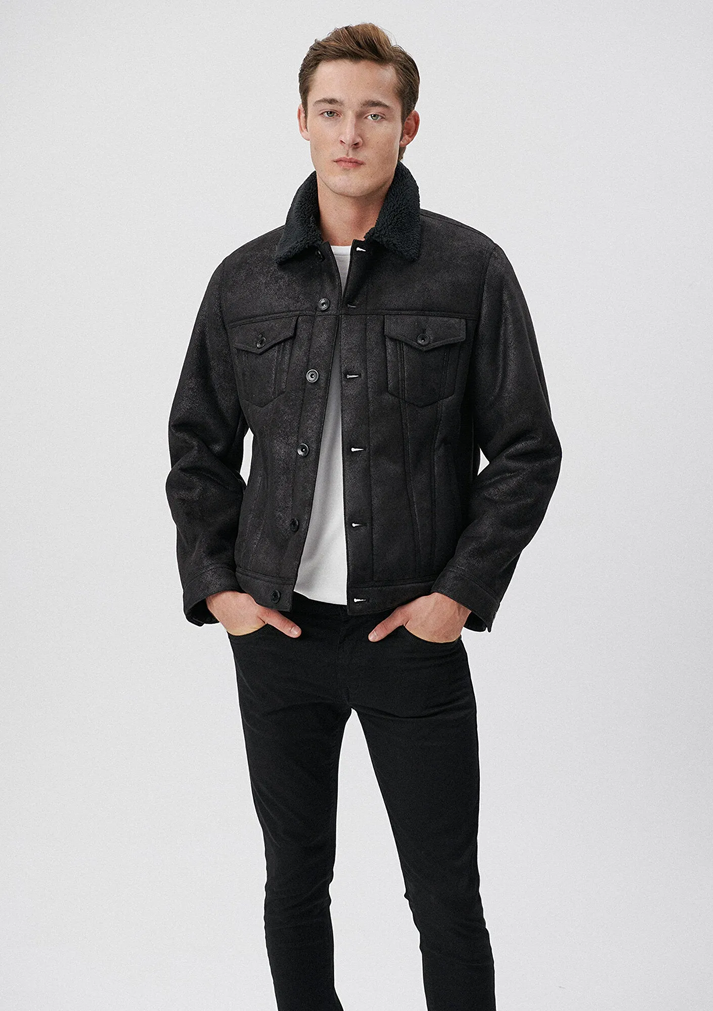 Black Sherpa Jacket