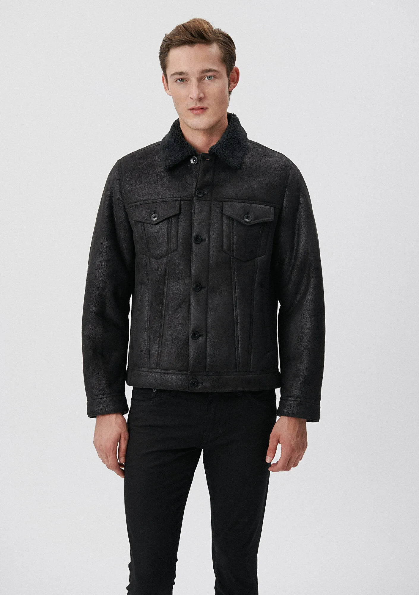 Black Sherpa Jacket