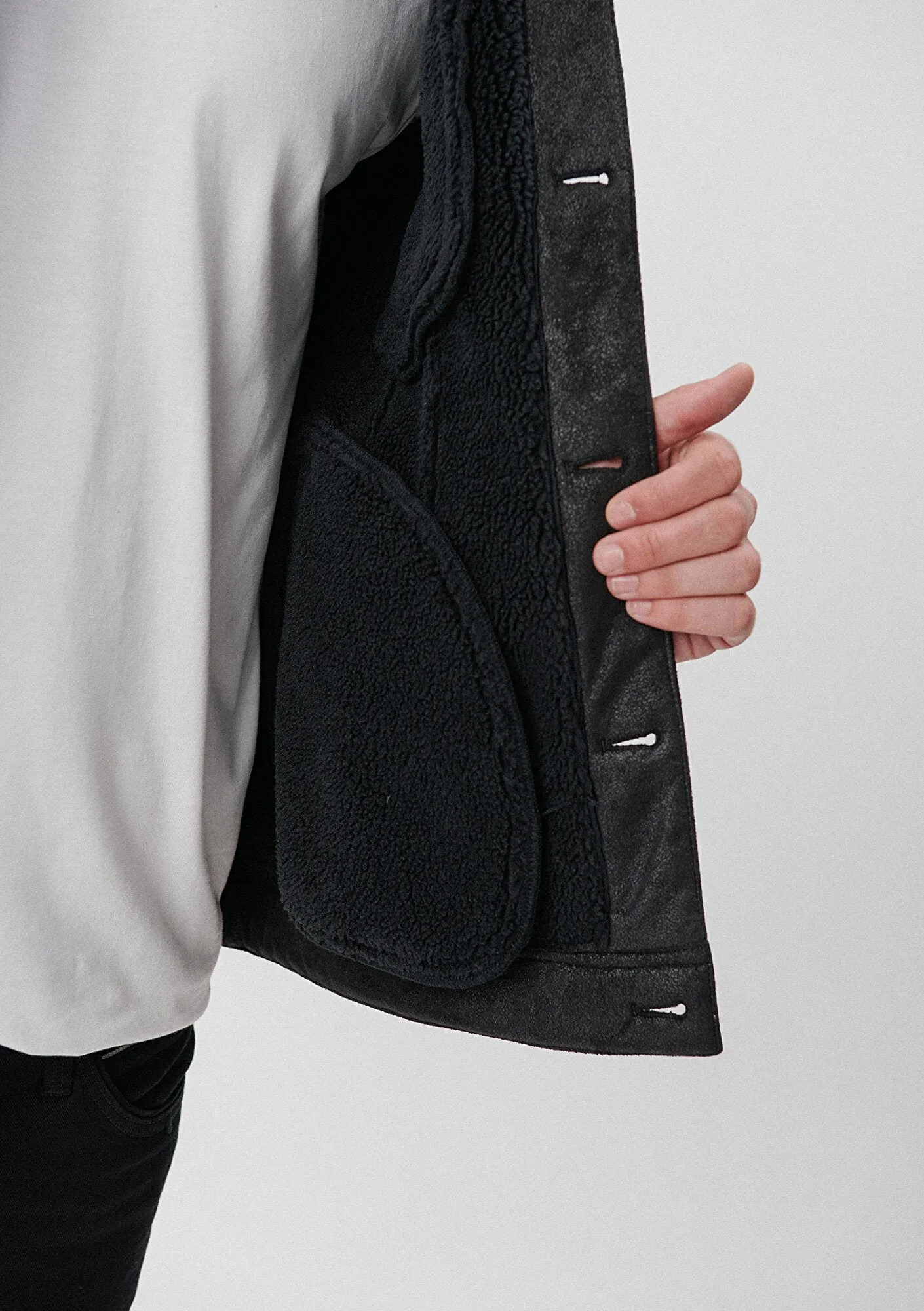 Black Sherpa Jacket