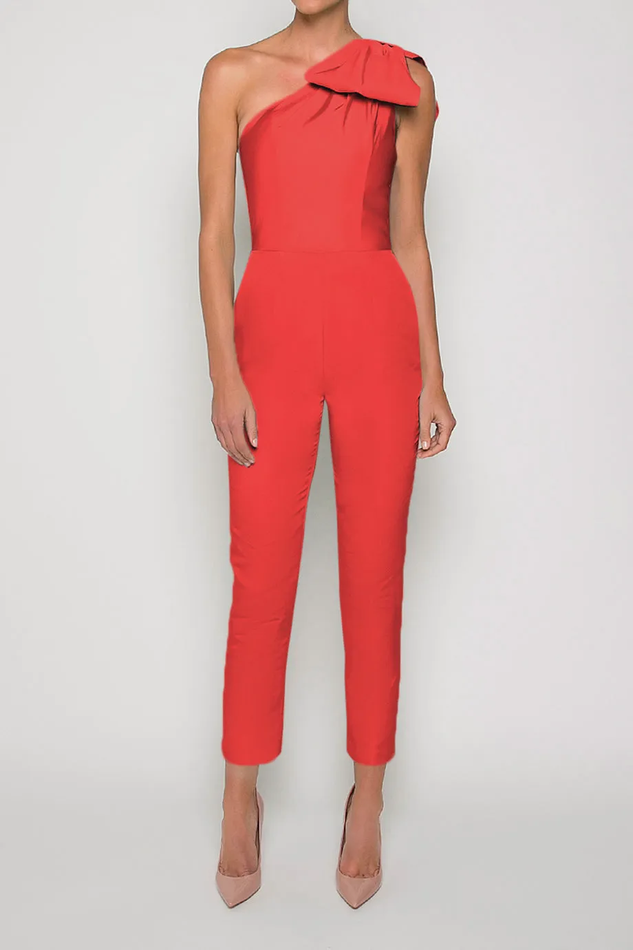 Blair Silk Faille Jumpsuit