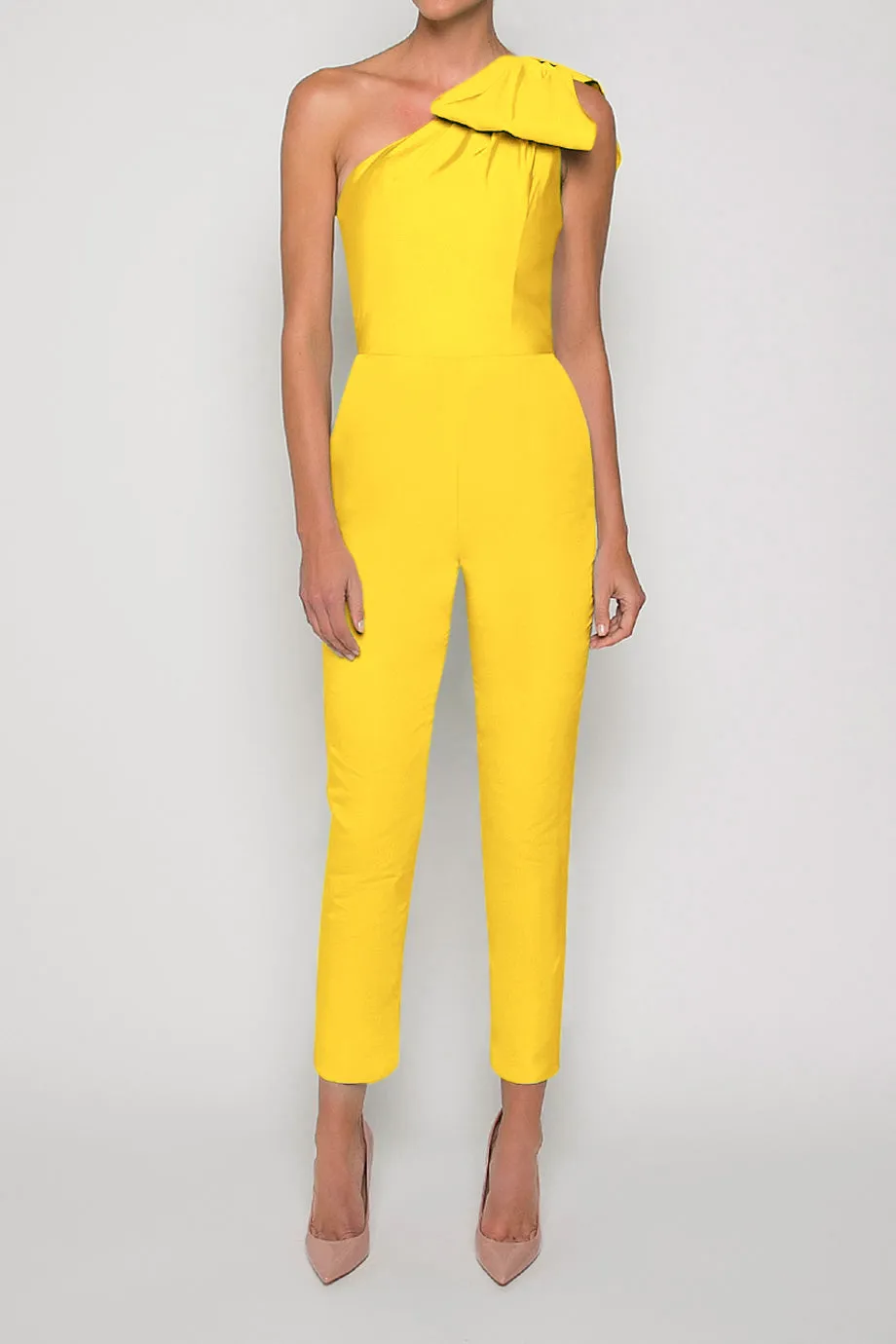 Blair Silk Faille Jumpsuit