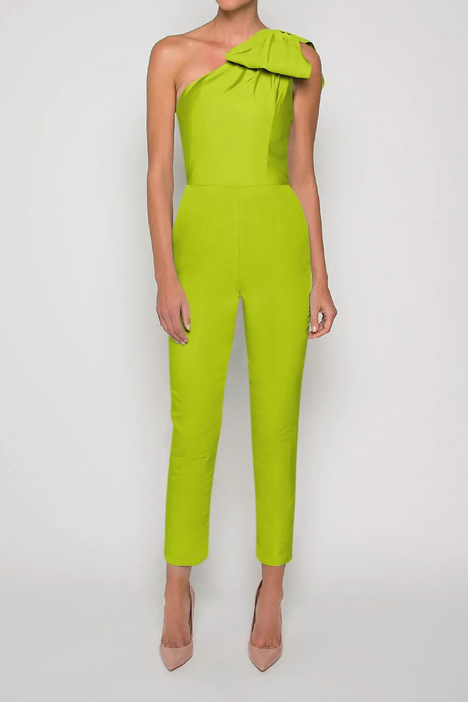 Blair Silk Faille Jumpsuit