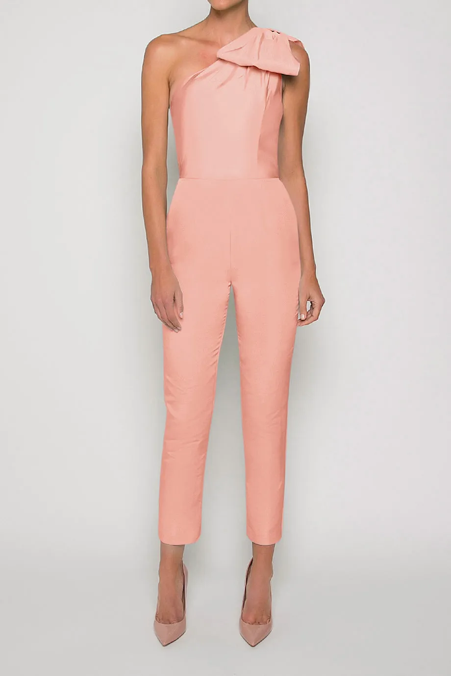 Blair Silk Faille Jumpsuit