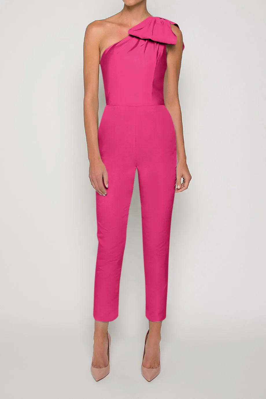 Blair Silk Faille Jumpsuit