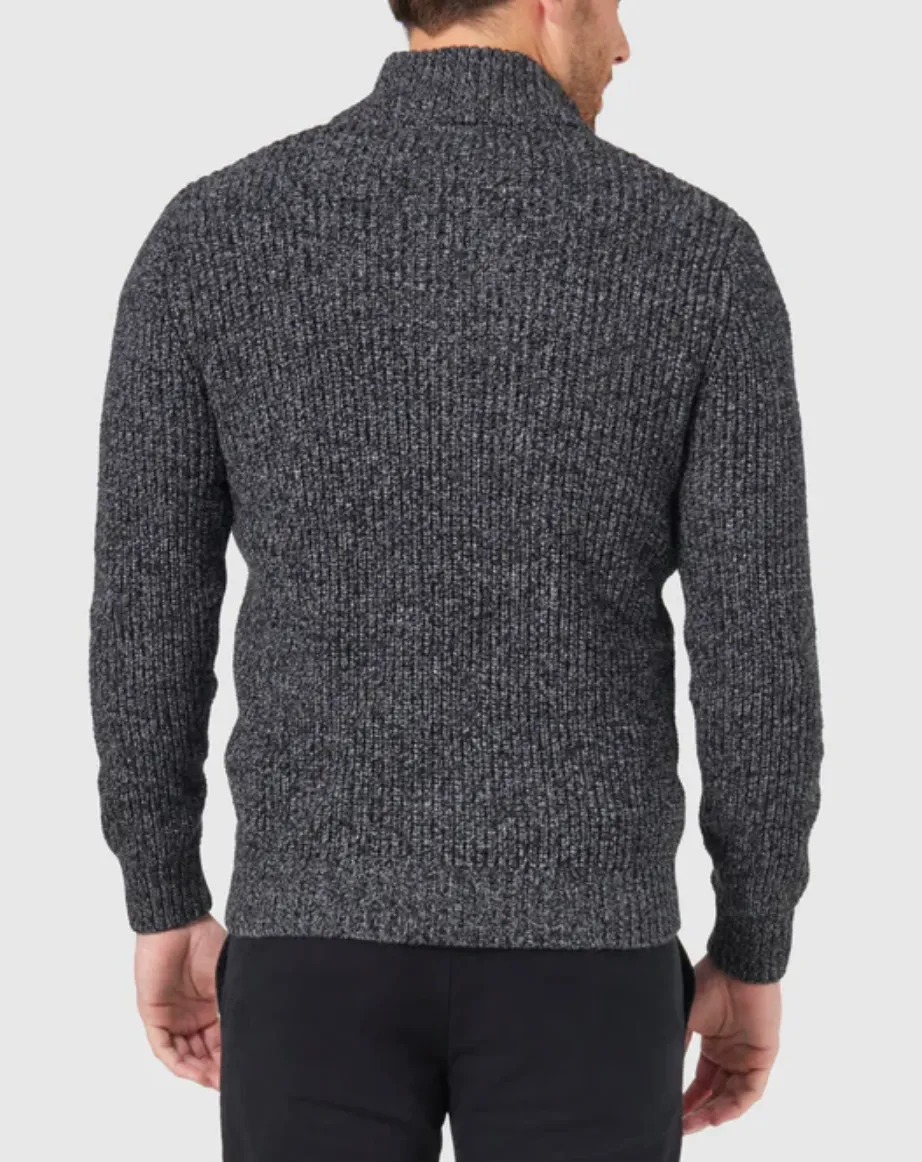 Blazer Oscar Button Neck Knit