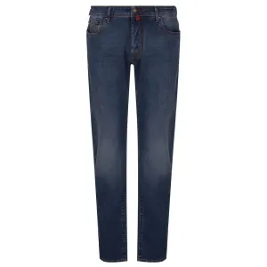Blue Cotton Jeans & Pant
