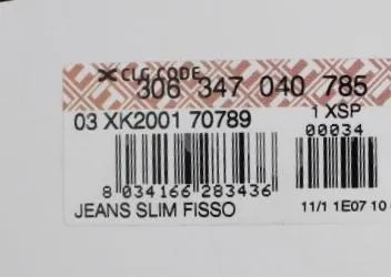 Blue Wash Cotton Slim Skinny Fit Jeans