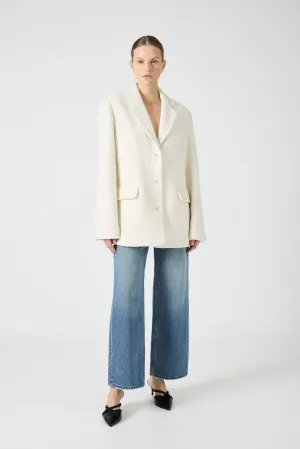BOUCLE BLAZER | CREAM