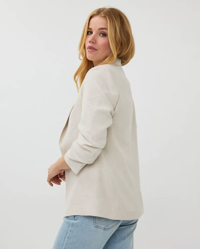 Breezy Linen Blazer
