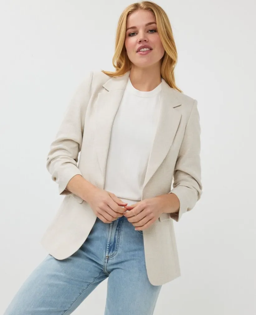 Breezy Linen Blazer