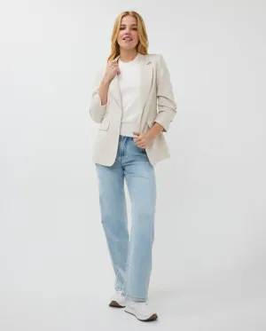 Breezy Linen Blazer