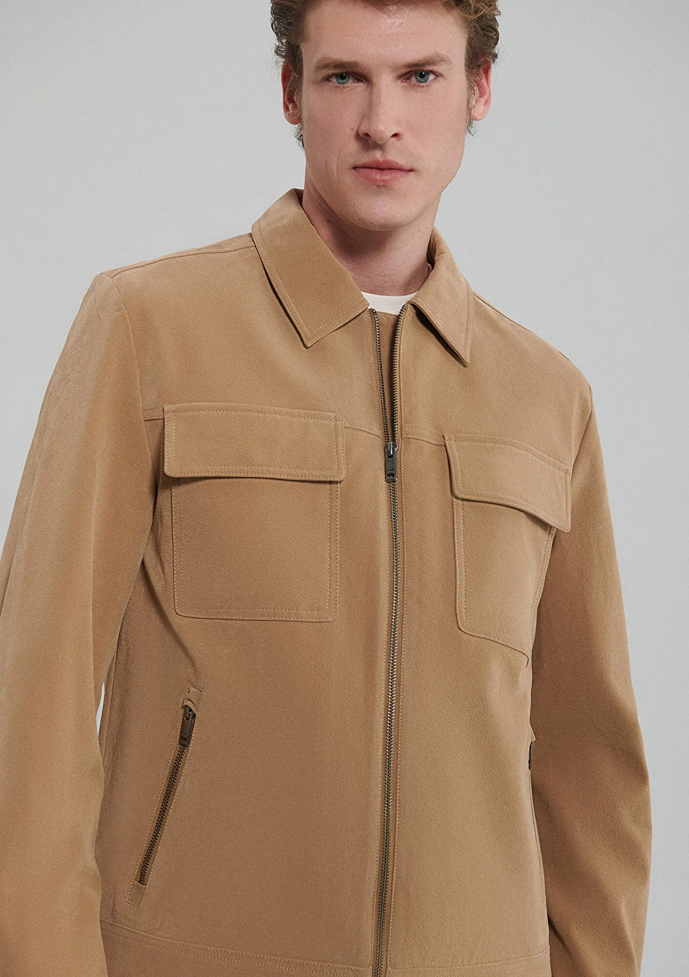Brown Biker Jacket
