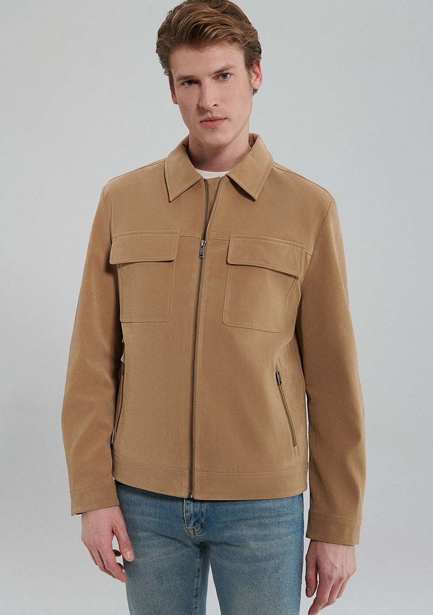 Brown Biker Jacket