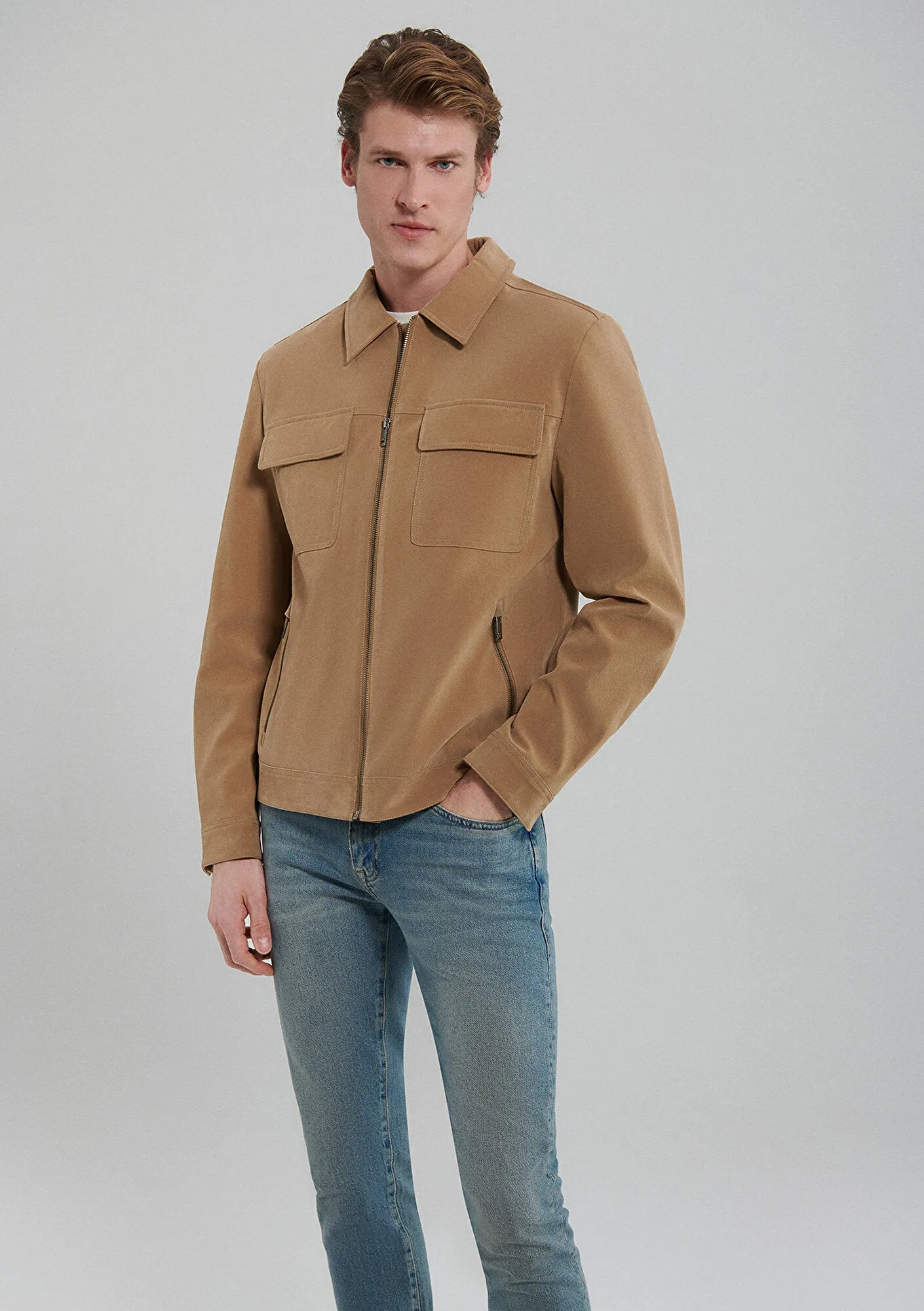 Brown Biker Jacket