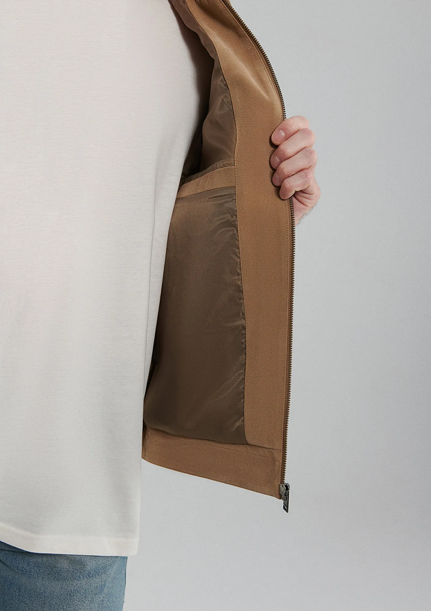Brown Biker Jacket