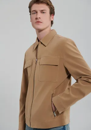 Brown Biker Jacket