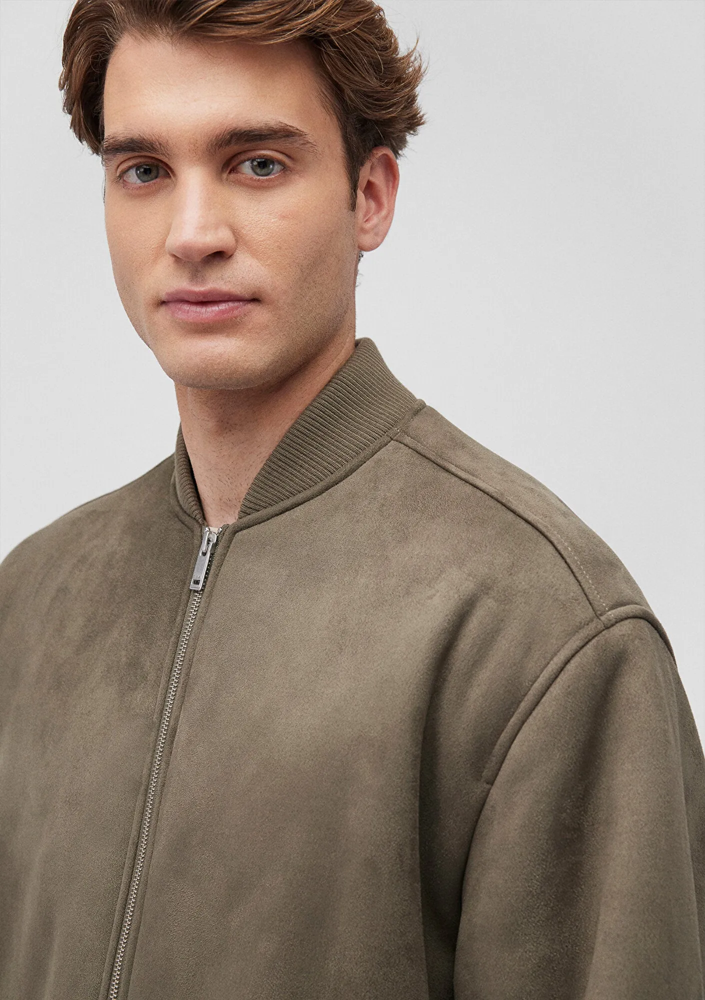 Brown Faux Leather Jacket