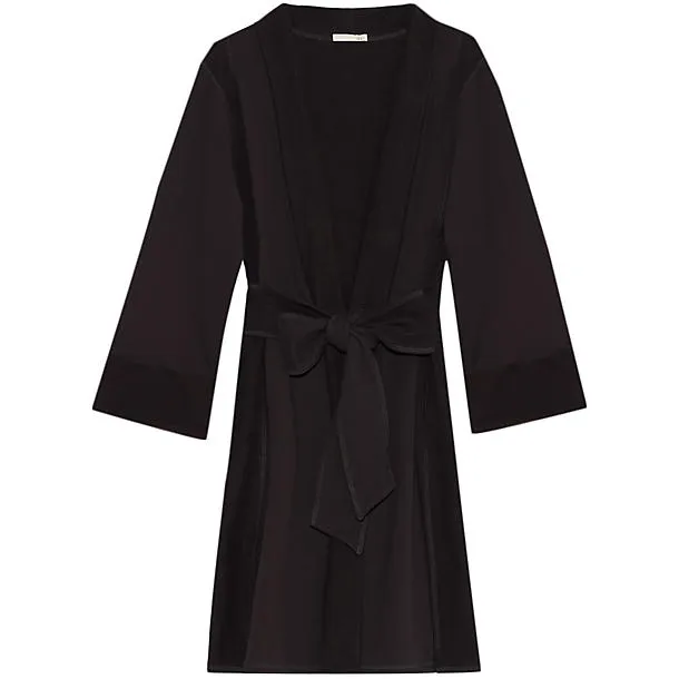 Brushed Cotton Fleece Robe